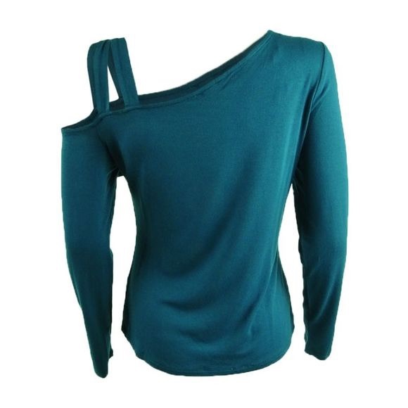 Vince Camuto Women's Long Sleeve
Asymmetrical Neckline Top Green
Size Medium - Picture 3 of 11